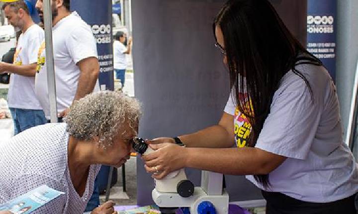 Ação em feira da Paulicéia, em São Bernardo, oferece prevenção e promoção de saúde 