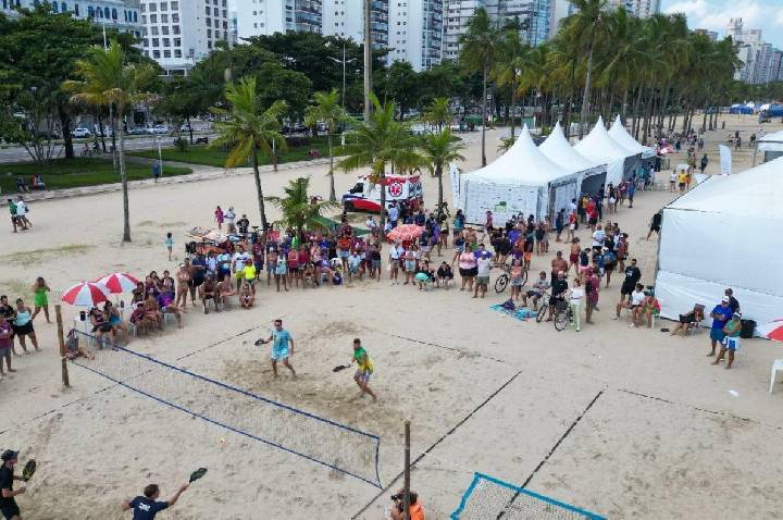 Alunos da rede municipal terão aulas no Santos Open Beach Tennis