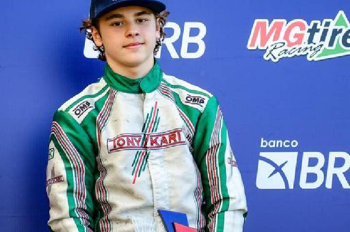 Antônio Claro garantiu pódio no Sul-Americano de Kart em sua estreia em competições internacionais com motores 4 tempos