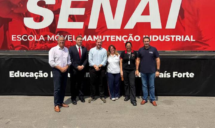 CBFA leva escola móvel do SENAI à sua sede e amplia capacitação de colaboradores