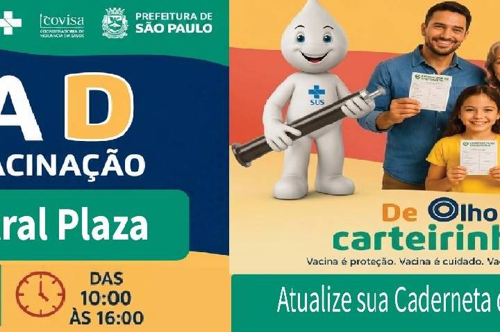 Central Plaza Shopping recebe Dia D de Multivacinação