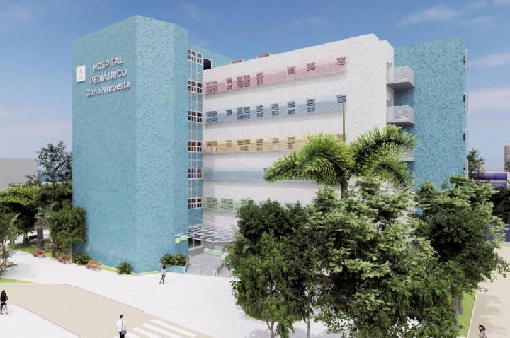 Complexo em obras na Zona Noroeste vai oferecer saúde, educação e esporte aos santistaS