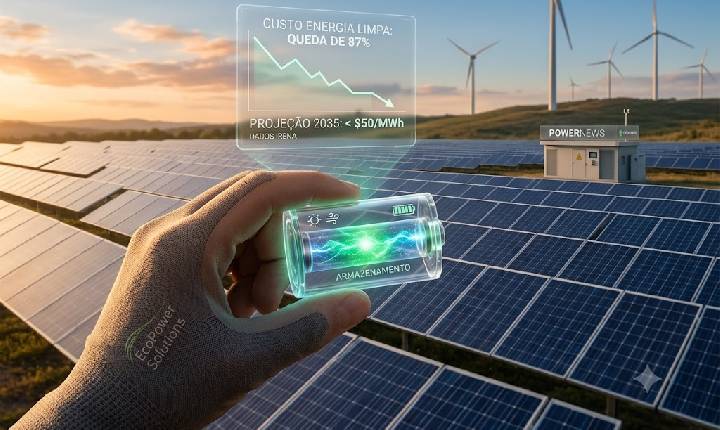 Custo da energia renovável deve cair até 2035