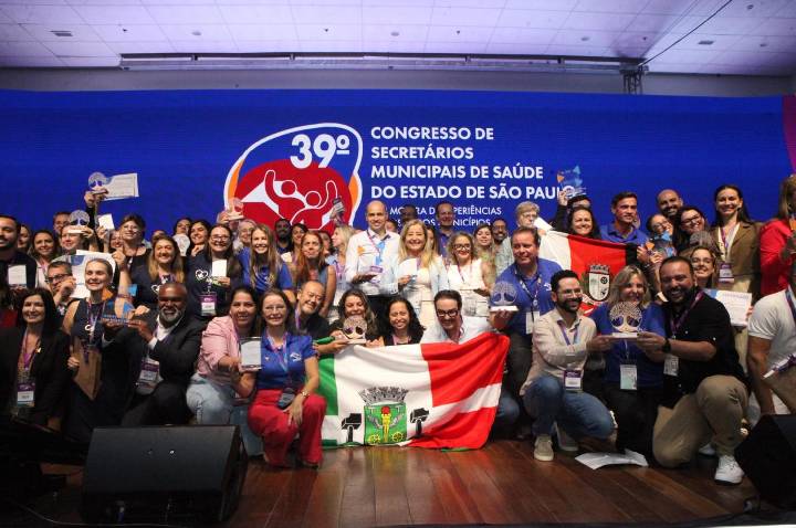 Duas iniciativas de saúde pública de Santos são premiadas em Congresso