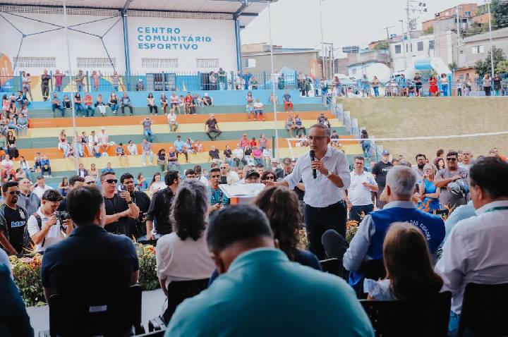 Em dia histórico, São Bernardo entrega Centro Comunitário Esportivo na região do Areião 