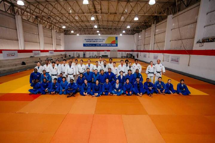 Em São Bernardo, Centro de Excelência do Judô recebe equipe da República Dominicana para treinamento em conjunto