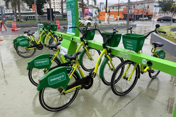 Estações do Bike Santos são revitalizadas e frota de bicicletas renovada