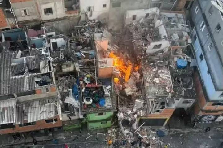 Explosão atinge casas e tem uma morte confirmada