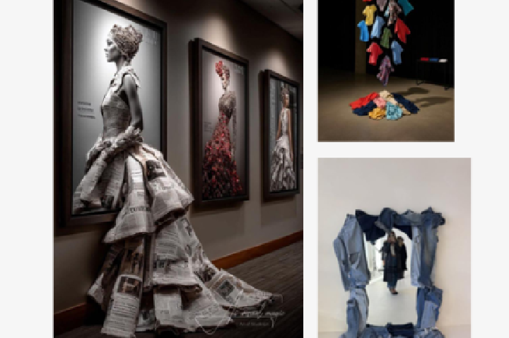 Exposição “Metamorfose” transforma peças descartadas em arte no Uberlândia Shopping