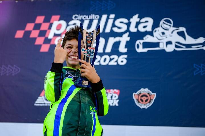 Felipe Saddi supera dor, vence em Birigui e segue líder da Mirim