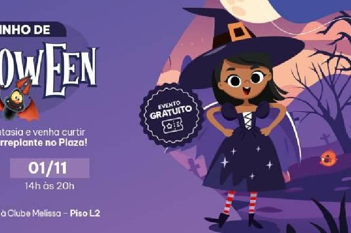 Gratuito: Bailinho de Halloween acontece no São Bernardo Plaza