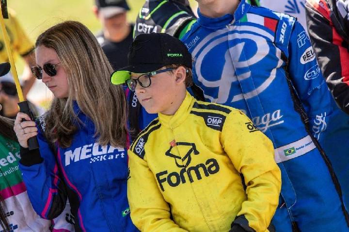 Guilherme Pollone superou expectativas e fechou temporada de estreia na Copa São Paulo Light de Kart em 3º na Cadete