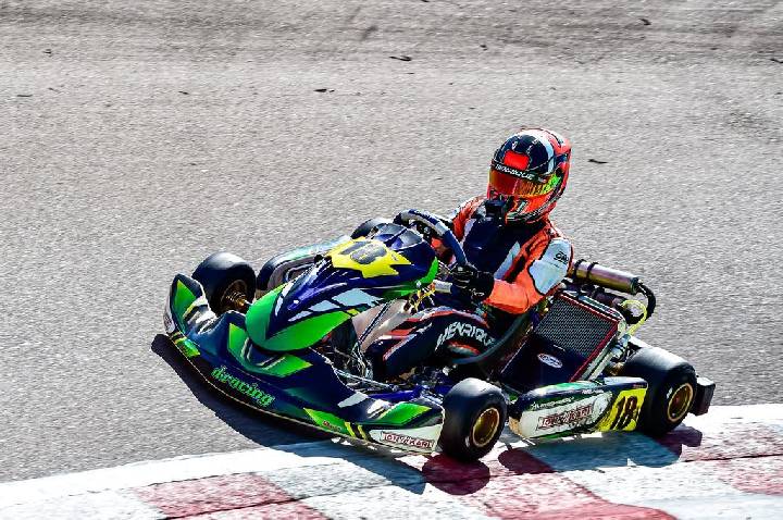 Henrique Weissheimer mostrou rápida adaptação ao traçado de Lages e foi destaque no Campeonato Sul-Brasileiro de Kart
