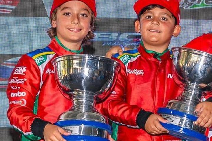 Irmãos Emerick defendem liderança em um desafio da Copa São Paulo Light de Kart