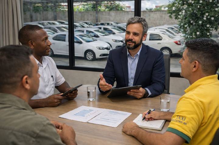 Locadora de táxis no Recife transforma crise em crescimento