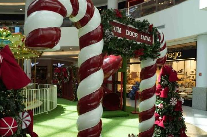 Natal dos Doces encanta visitantes no São Bernardo Plaza Shopping