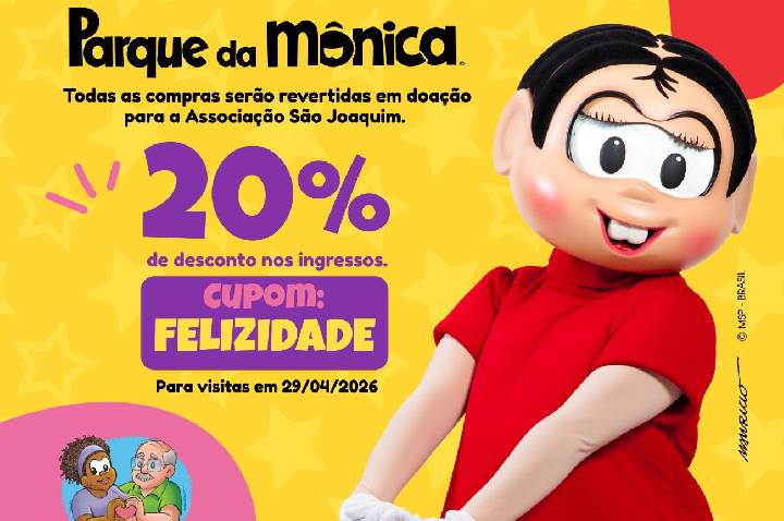 Parque da Mônica promove o 