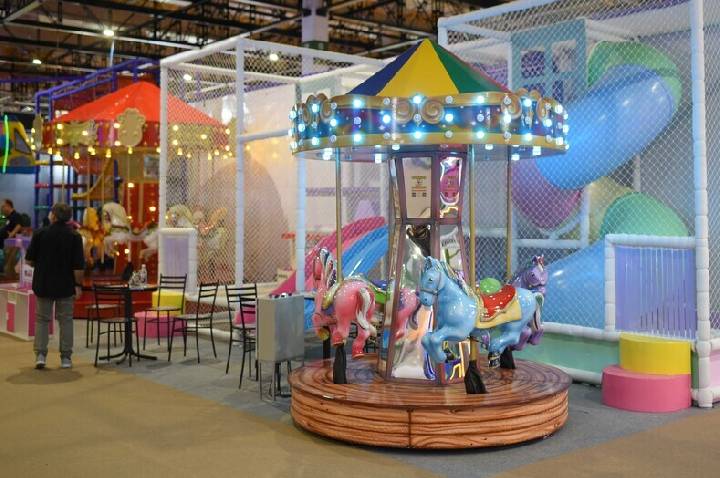 Parques infantis crescem fora do mercado de buffets
