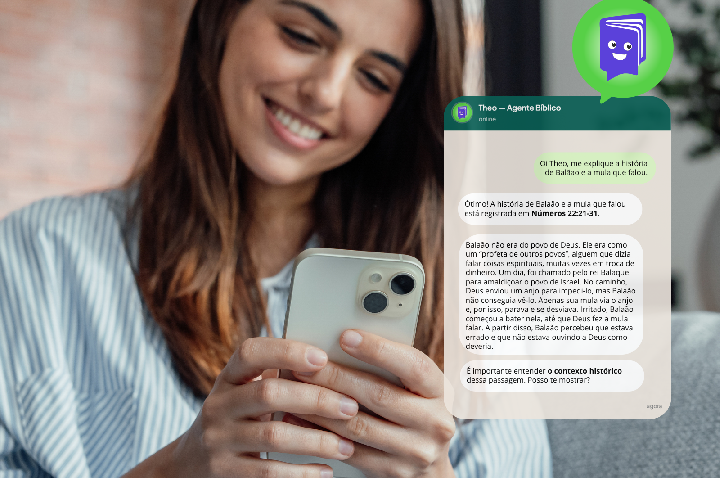 Plataforma lança IA para ensino bíblico infantil no WhatsApp