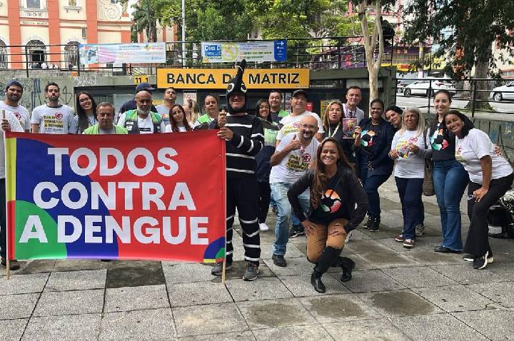 Praça da Matriz, em São Bernardo, recebe atividades de conscientização no 'Dia D' de combate à dengue