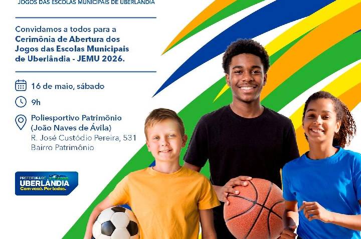 Prefeitura inicia neste sábado (16) a edição 2026 do Jemu com mais de três mil estudantes