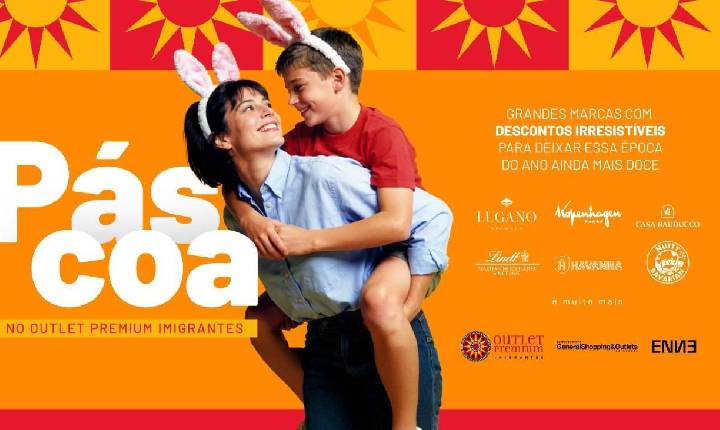 Programa de Páscoa: crianças podem montar suas próprias bags em oficina gratuita no Outlet Premium Imigrantes