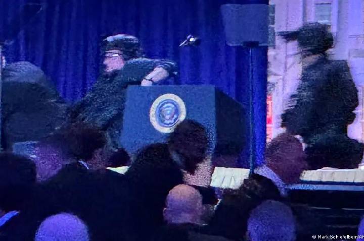 Trump diz que não ficou preocupado durante ataque