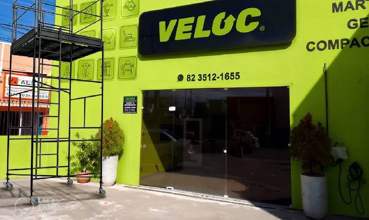Veloc Locações leva segurança na locação de andaimes