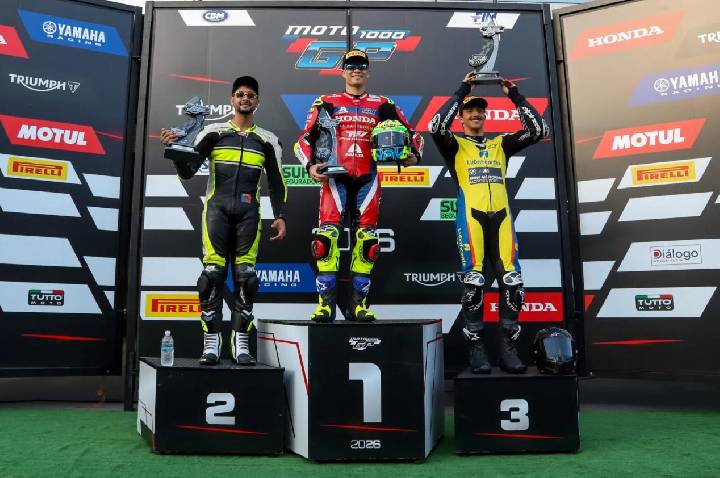 Vitória de Eric Granado, da Honda Racing, na corrida de abertura do MOTO1000GP 2026