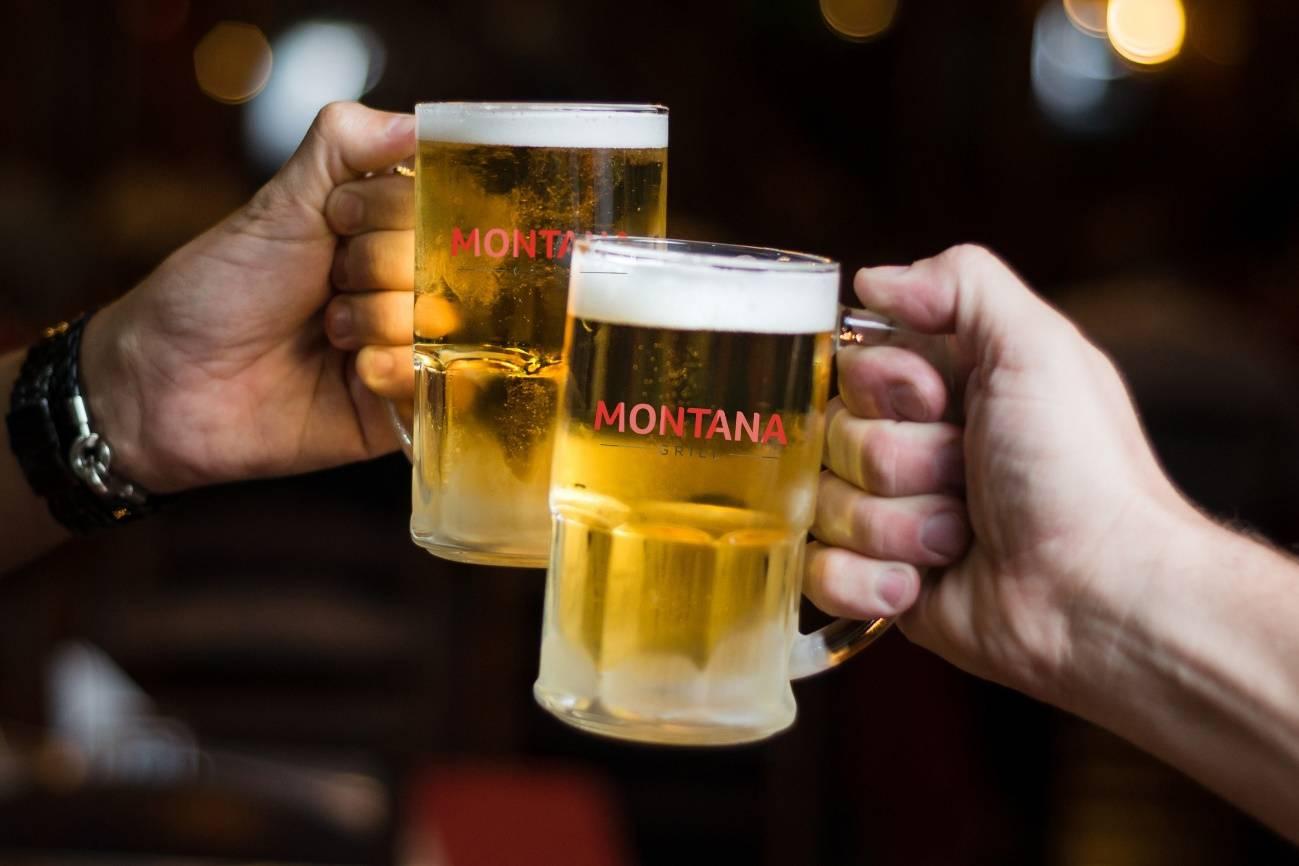 Montana Grill oferece chopp em dobro às quartas e quintas-feiras de agosto
