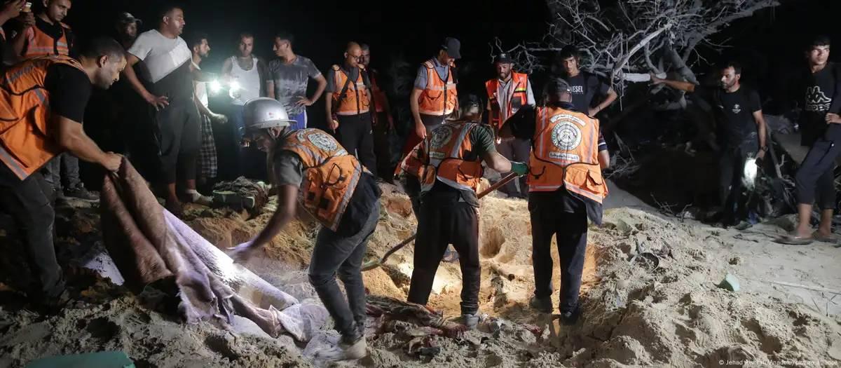 Defesa Civil de Gaza: 40 mortos em ataque a zona humanitária