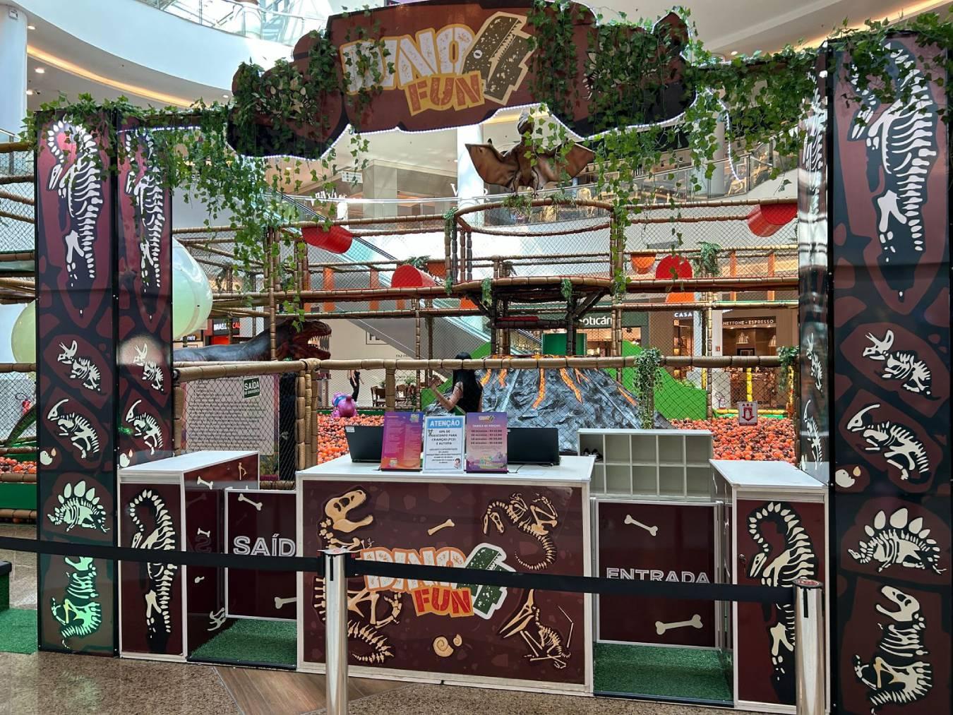 Dino 4 Fun chega ao São Bernardo Plaza Shopping