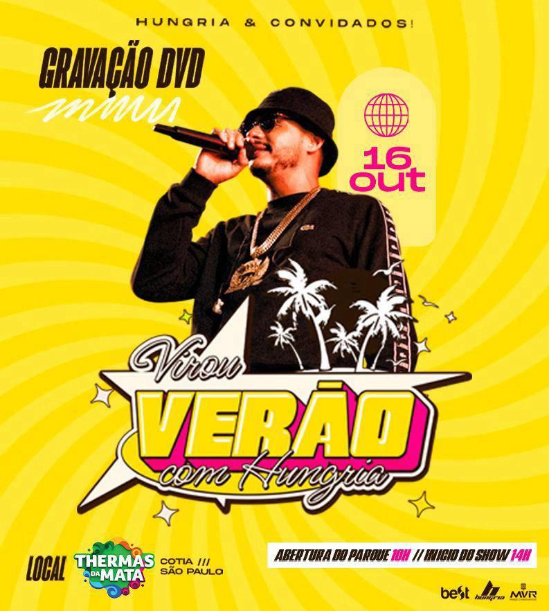 Thermas da Mata recebe gravação do DVD de Hungria com grandes nomes da música brasileira