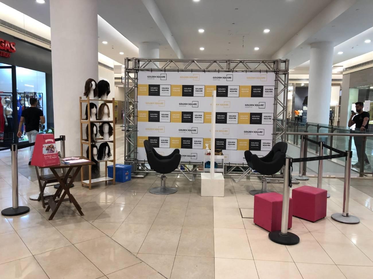 Golden Square terá ação que incentiva doação de cabelos para confecção de perucas para mulheres e crianças em tratamento