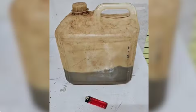 Homem com galão de gasolina e isqueiro é preso no Bairro Morumbi, em Uberlândia