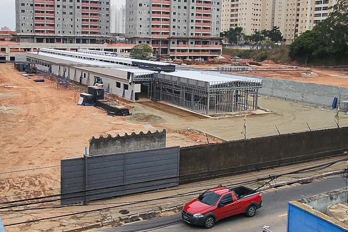 Prefeitura de São Bernardo avança na construção da Unidade Básica de Saúde Jardim Calux