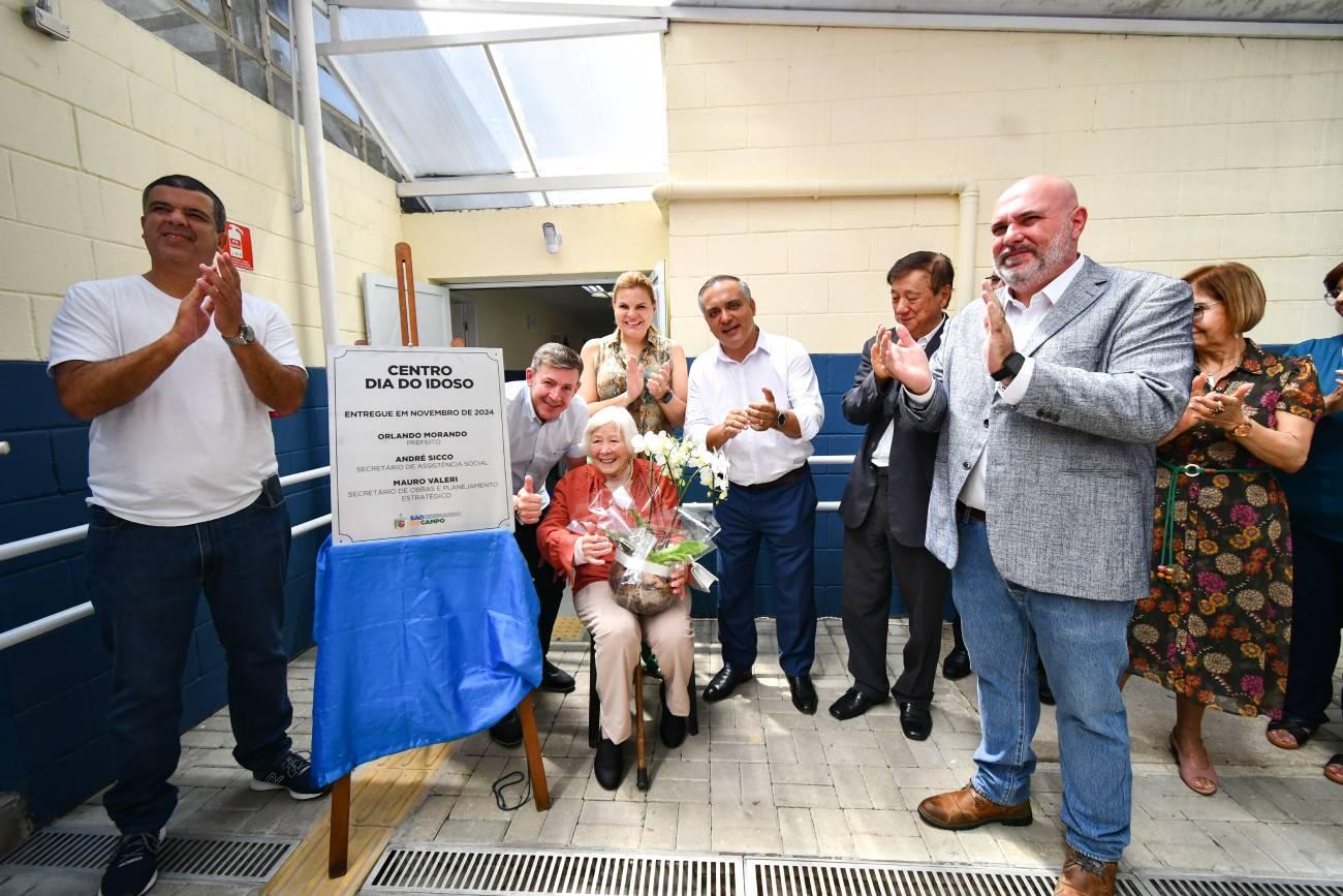 Prefeito Orlando Morando entrega nova sede do Centro Dia do Idoso na Paulicéia