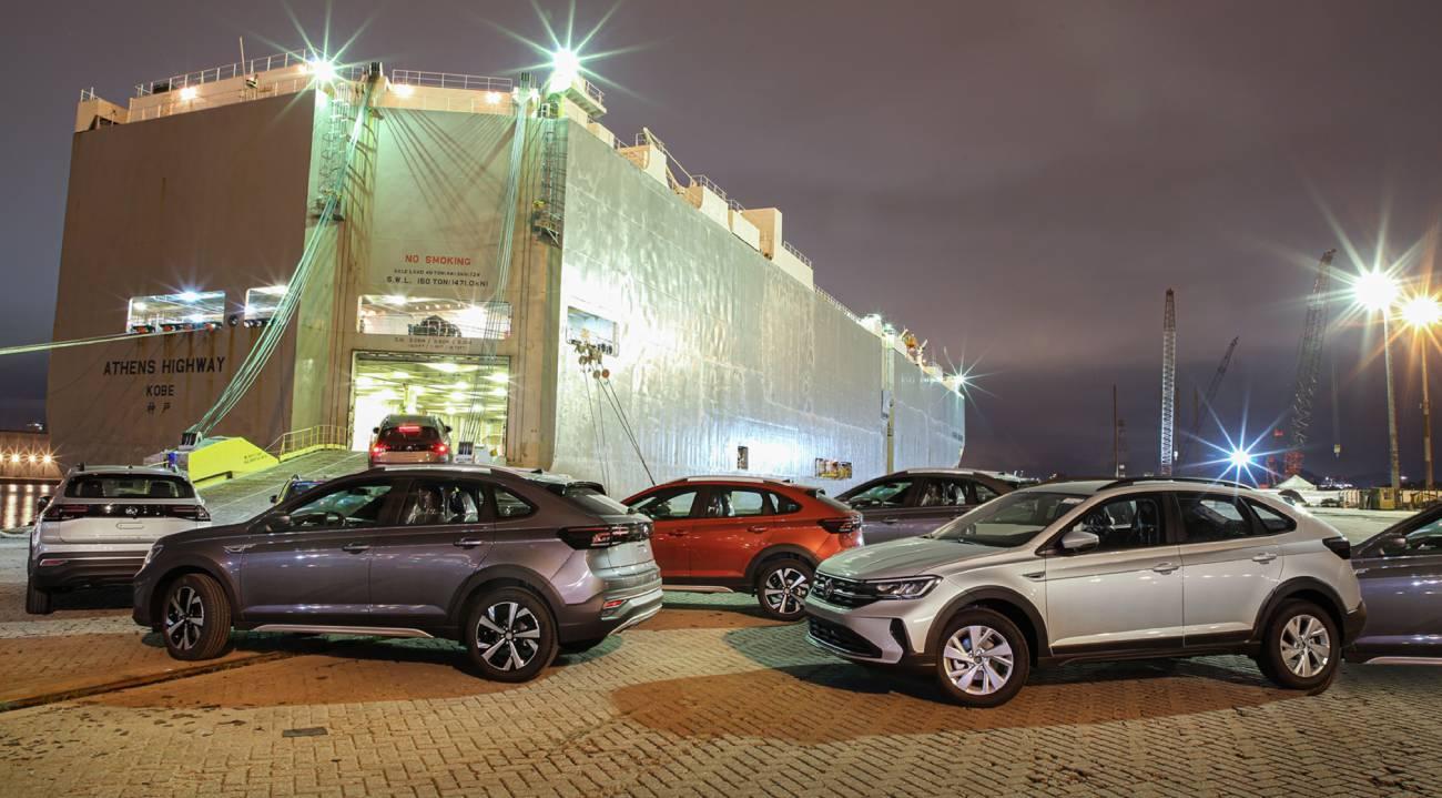 Volkswagen tem recorde de exportações em outubro e cresce 48,5% no ano
