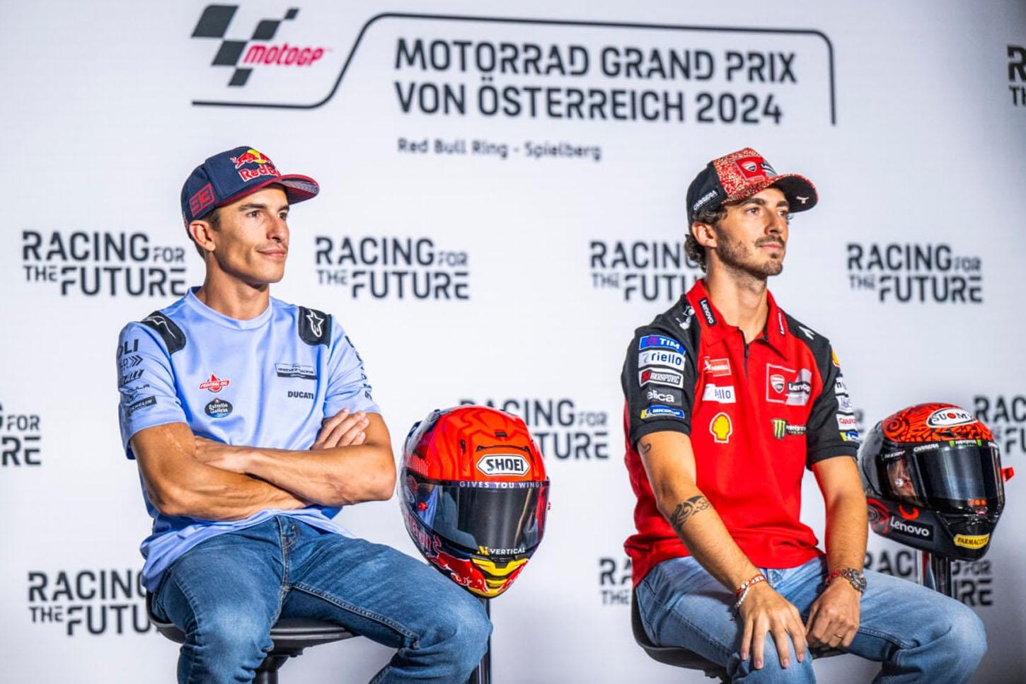 Bagnaia projeta domínio da Ducati e destaca desafios com Márquez na temporada 2025 da MotoGP