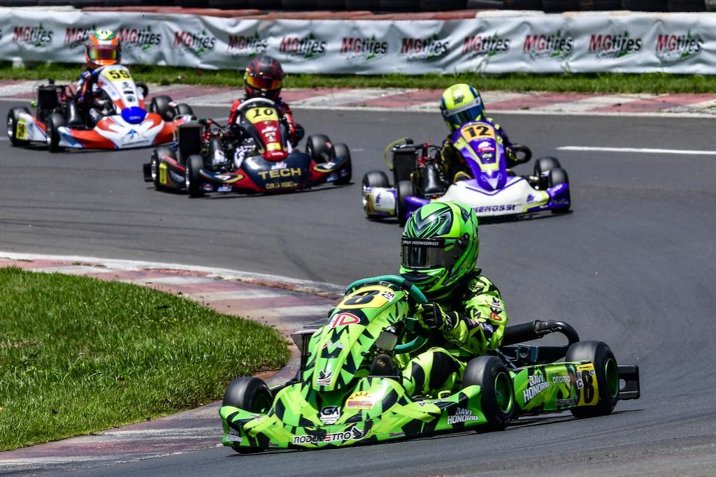 Brasileiro Rotax e Endurance: Davi Honório mostra seu talento na Micro Max e Cadete