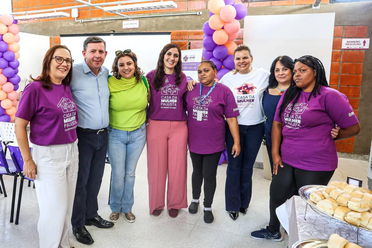 Em parceria com o Estado, prefeito Orlando Morando entrega a Casa da Mulher Paulista de São Bernardo