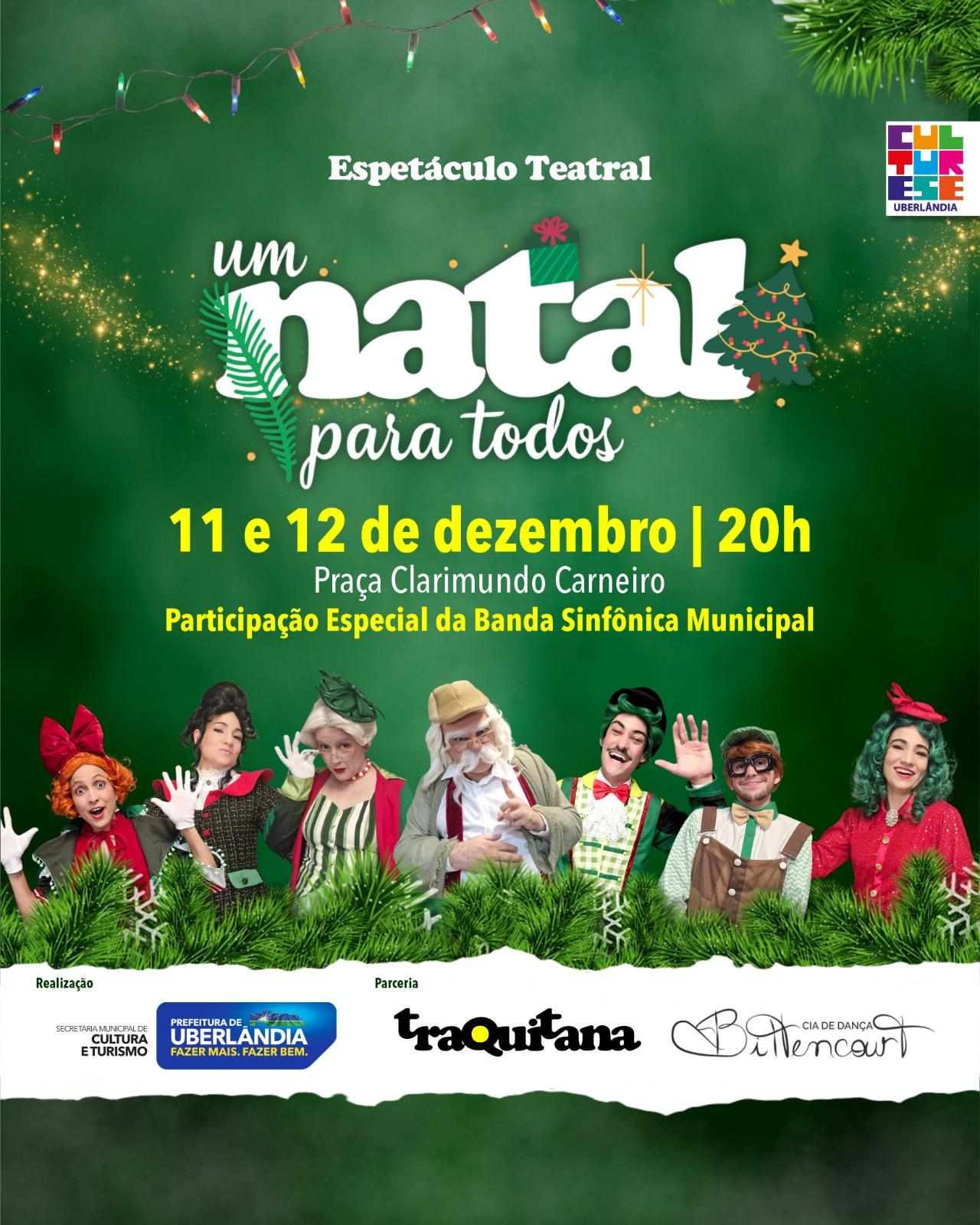 Hoje (11) e amanhã (12) tem auto de Natal na praça Clarimundo Carneiro