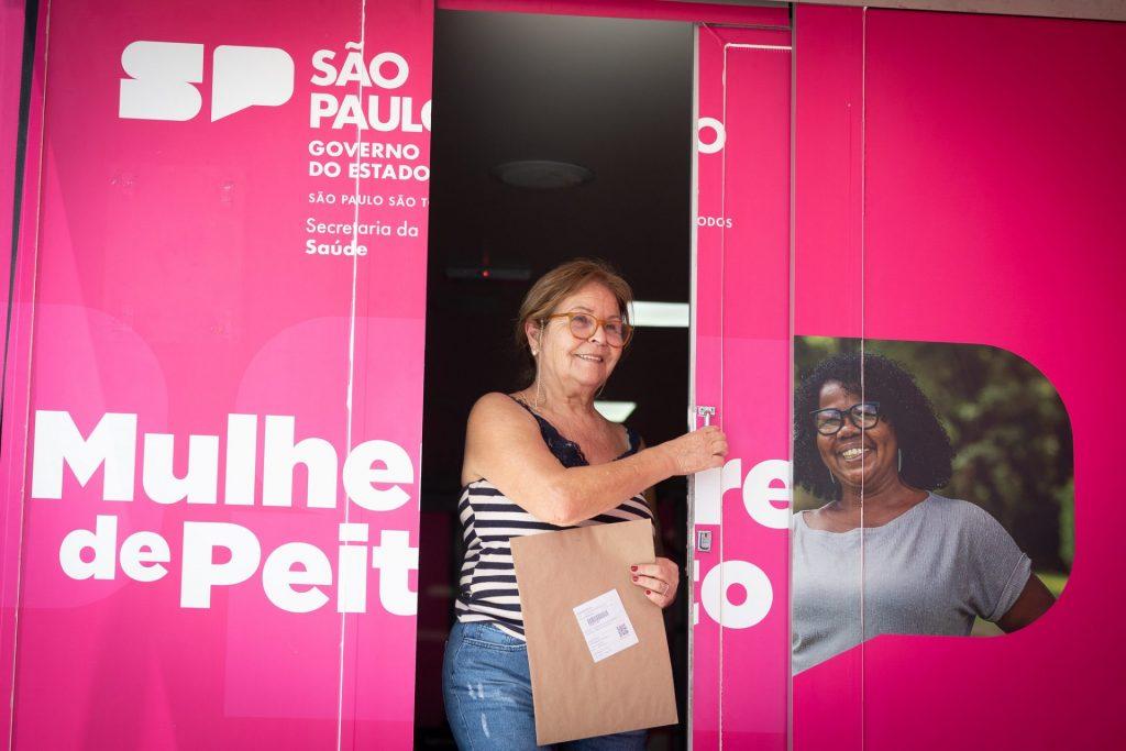 Governo aumenta em 43% o número de mamografias realizadas pelas Carretas da Mamografia. Foto: Divulgação/Governo de SP