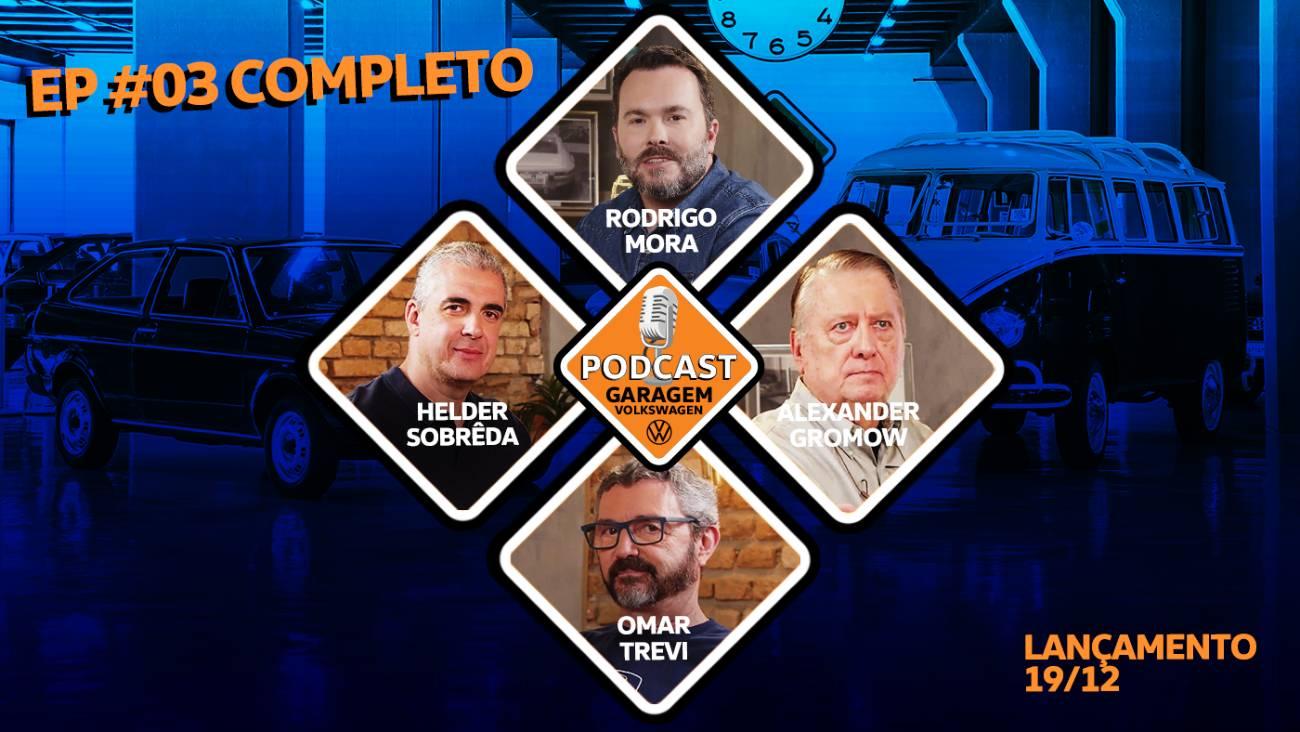 Podcast Garagem Volkswagen celebra Fusca e Kombi em seu 3º episódio