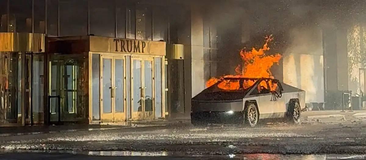 Motorista se matou antes de Cybertruck explodir em Las Vegas