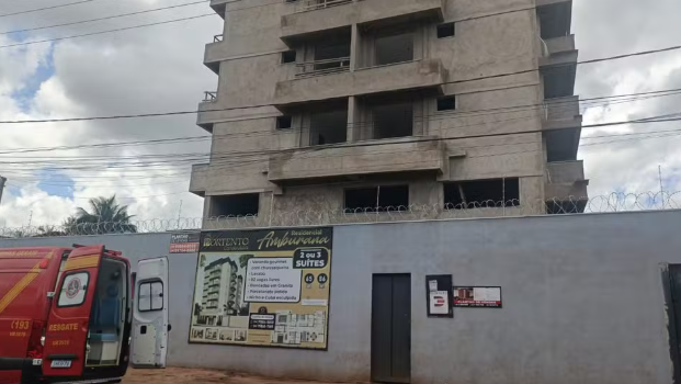 Queda de elevador mata trabalhador em obra no bairro Jaraguá em Uberlândia