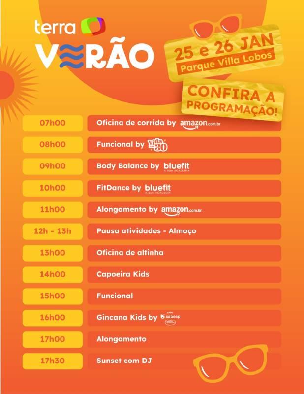 Terra Verão é opção de esporte e lazer gratuito em São Paulo