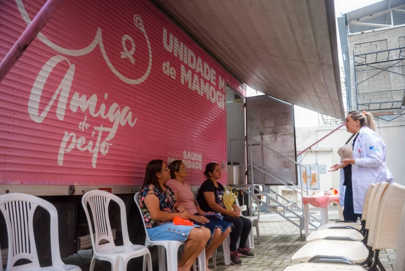 Com cronograma definido, carreta da mamografia de São Bernardo atende 80 mulheres por dia