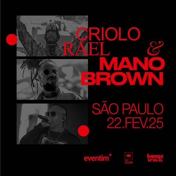 Criolo, Rael e Mano Brown apresentam 