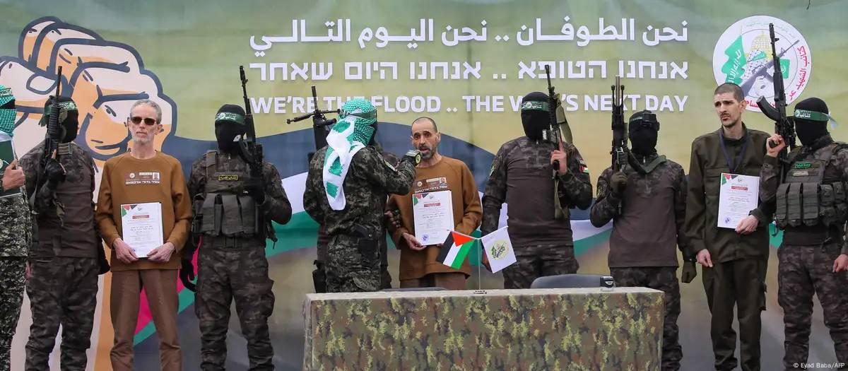 Hamas liberta mais três reféns israelenses na Faixa de Gaza